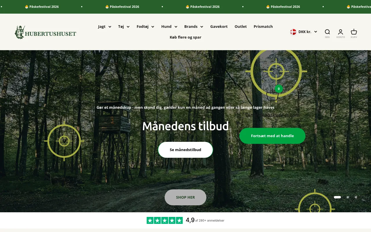 Hubertushuset webshop