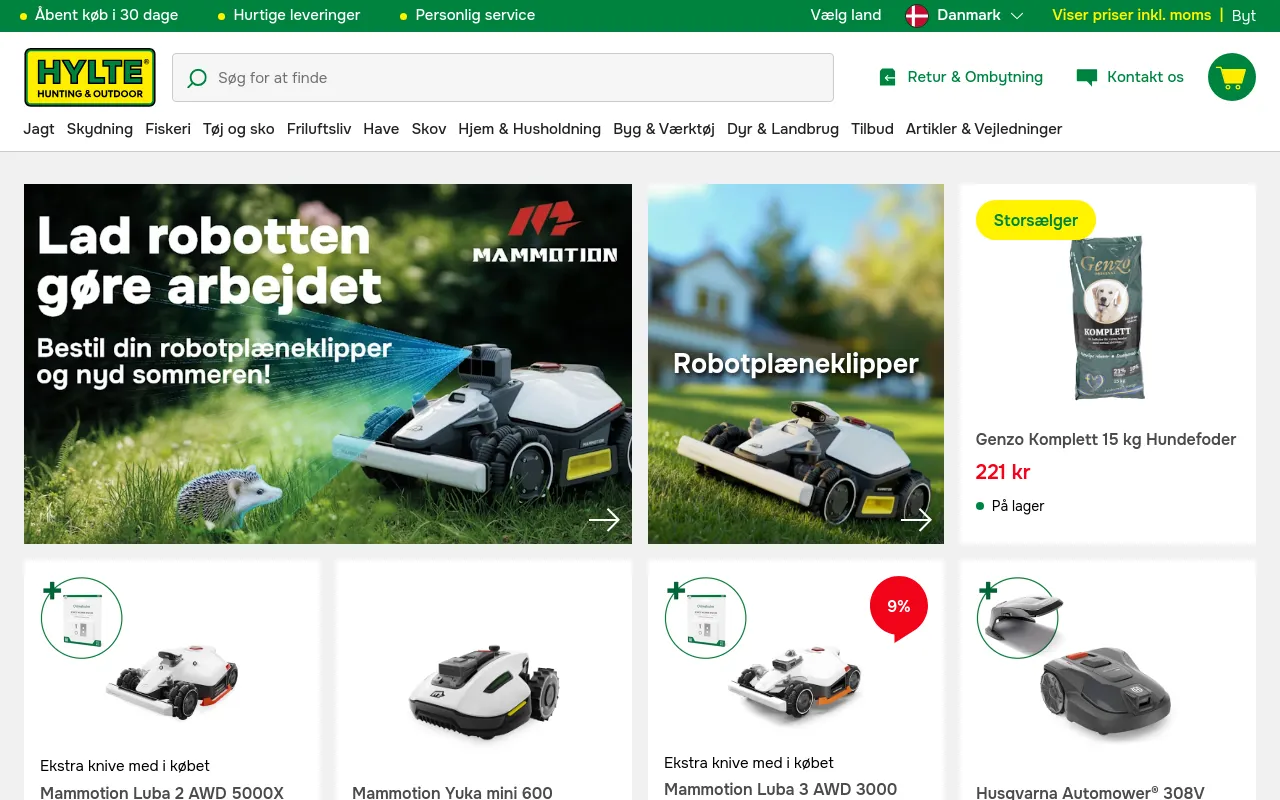 Hylte Jagt webshop
