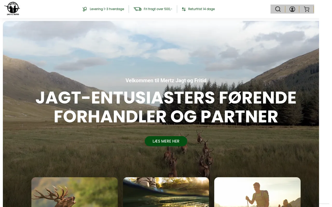 Mertz Jagt webshop